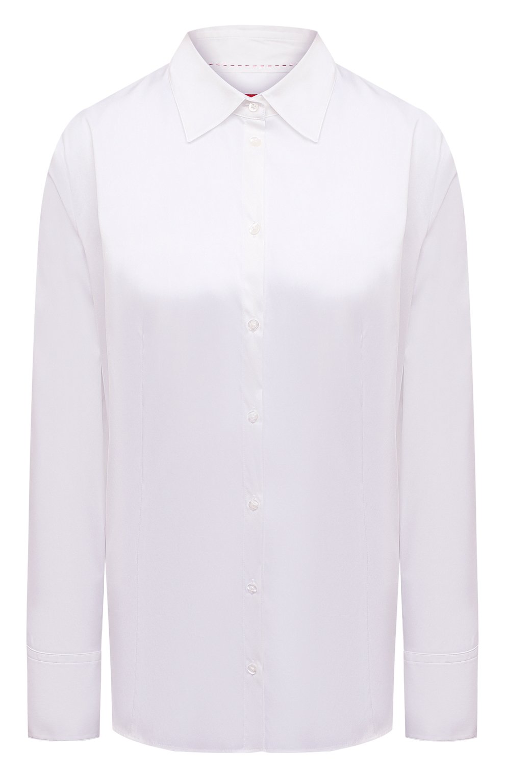 Хлопковая рубашка HUGO белого цвета по цене 14950 руб., арт. 50416895, фото 1 Хлопковая рубашка HUGO, арт. 50416895, фото 1