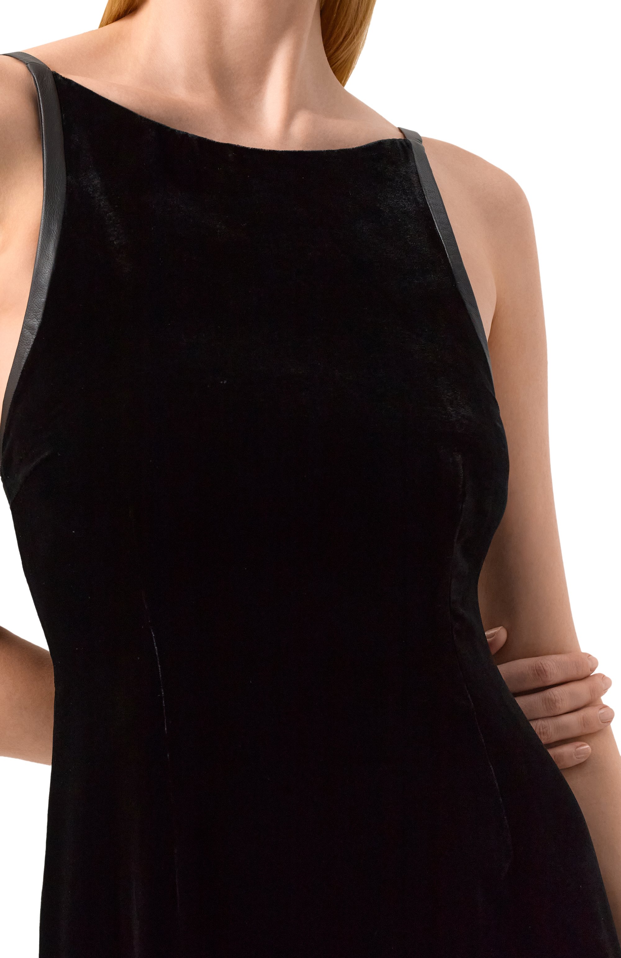 Бархатное платье LOUVE, арт. 24-1-08-10-01, фото 5