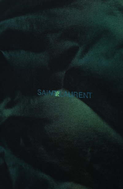 Хлопковая футболка SAINT LAURENT, арт. 648927/Y36CU, фото 5