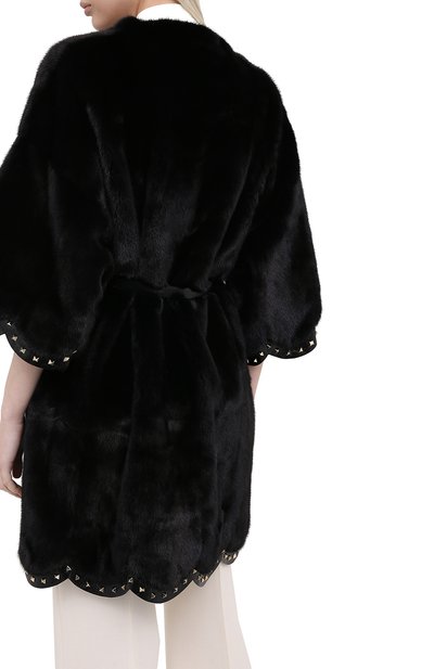 Шуба из меха норки VALENTINO, арт. UF3FAA201DF, фото 4