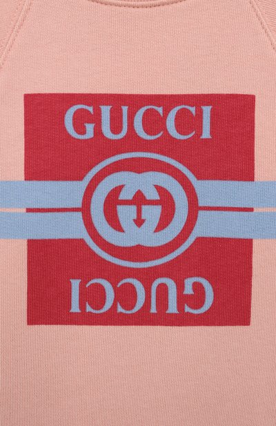 Хлопковый свитшот GUCCI, арт. 653687/XJF5W, фото 3
