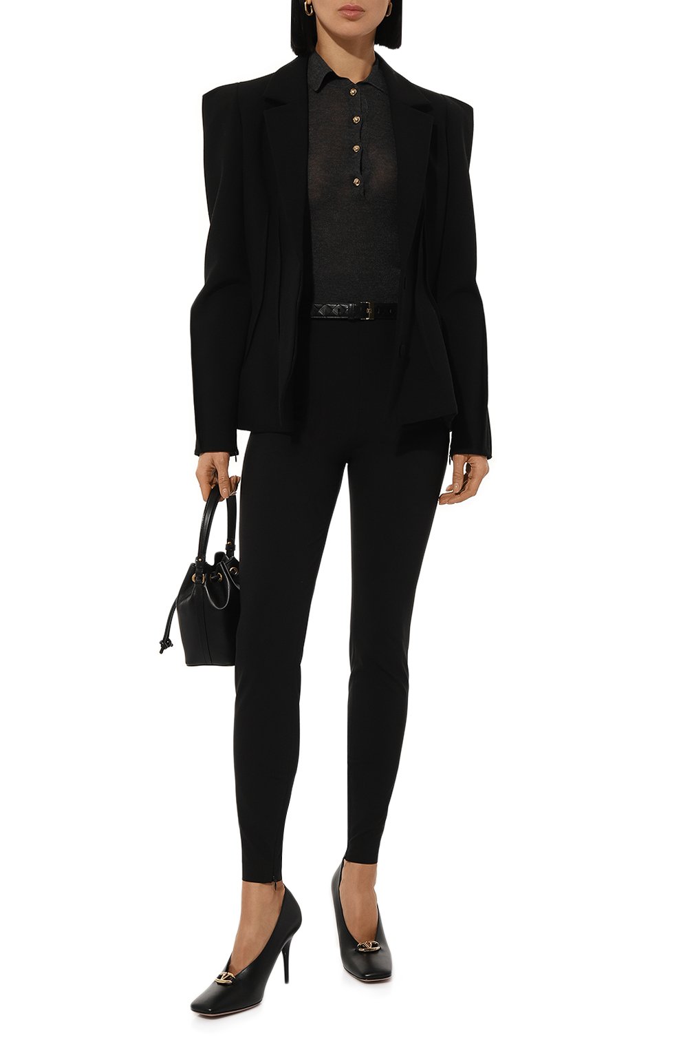 Поло из кашемира и шелка VALENTINO, арт. 5B3KC58N8QK, фото 2