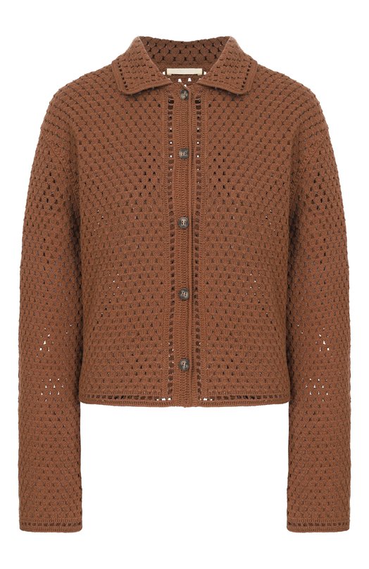 Хлопковый кардиган 12 STOREEZ 136941 Коричневый 136941