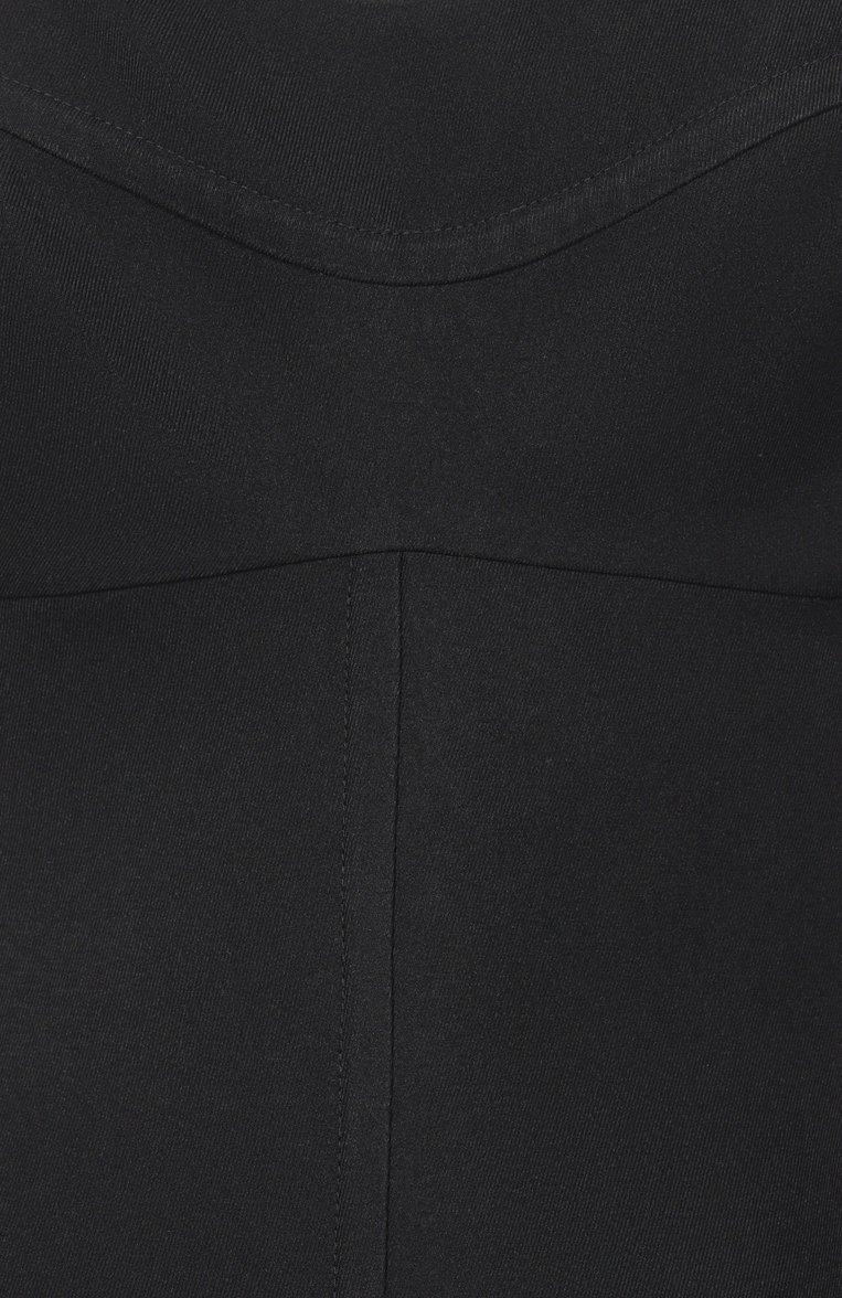 Женское платье JIL SANDER черного цвета, арт. J04CT0113-J70013 | Фото 6 (Материал внешний: Шелк, Синтетический материал; Длина Ж (юбки, платья, шорты): Миди; Случай: Повседневный; Женское Кросс-КТ: Платье-одежда; Стили: Минимализм; Рукава: На бретелях; Автоматизация ТО: Проставлено; Автоматизация состава: Проставлено)