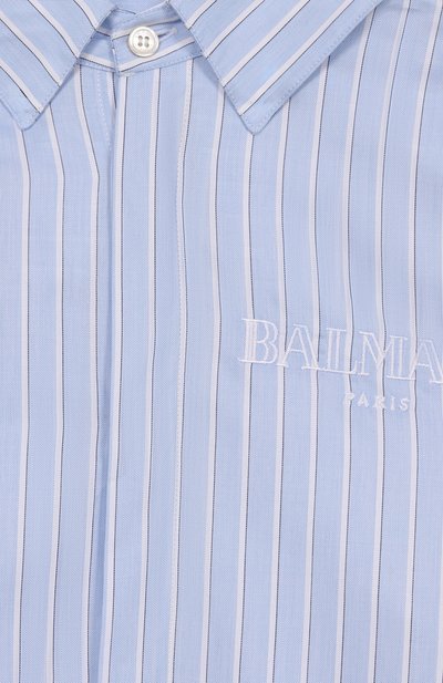 Хлопковая рубашка BALMAIN, арт. BX5P50, фото 3