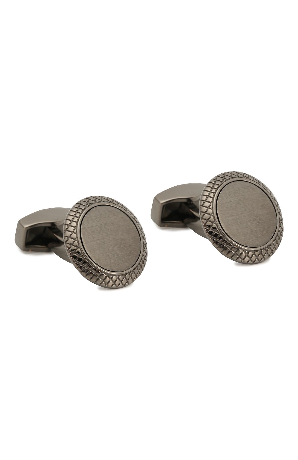 Запонки TATEOSSIAN темно-серого цвета по цене 12300 руб., арт. CL6462, фото 1 Запонки TATEOSSIAN, арт. CL6462, фото 1