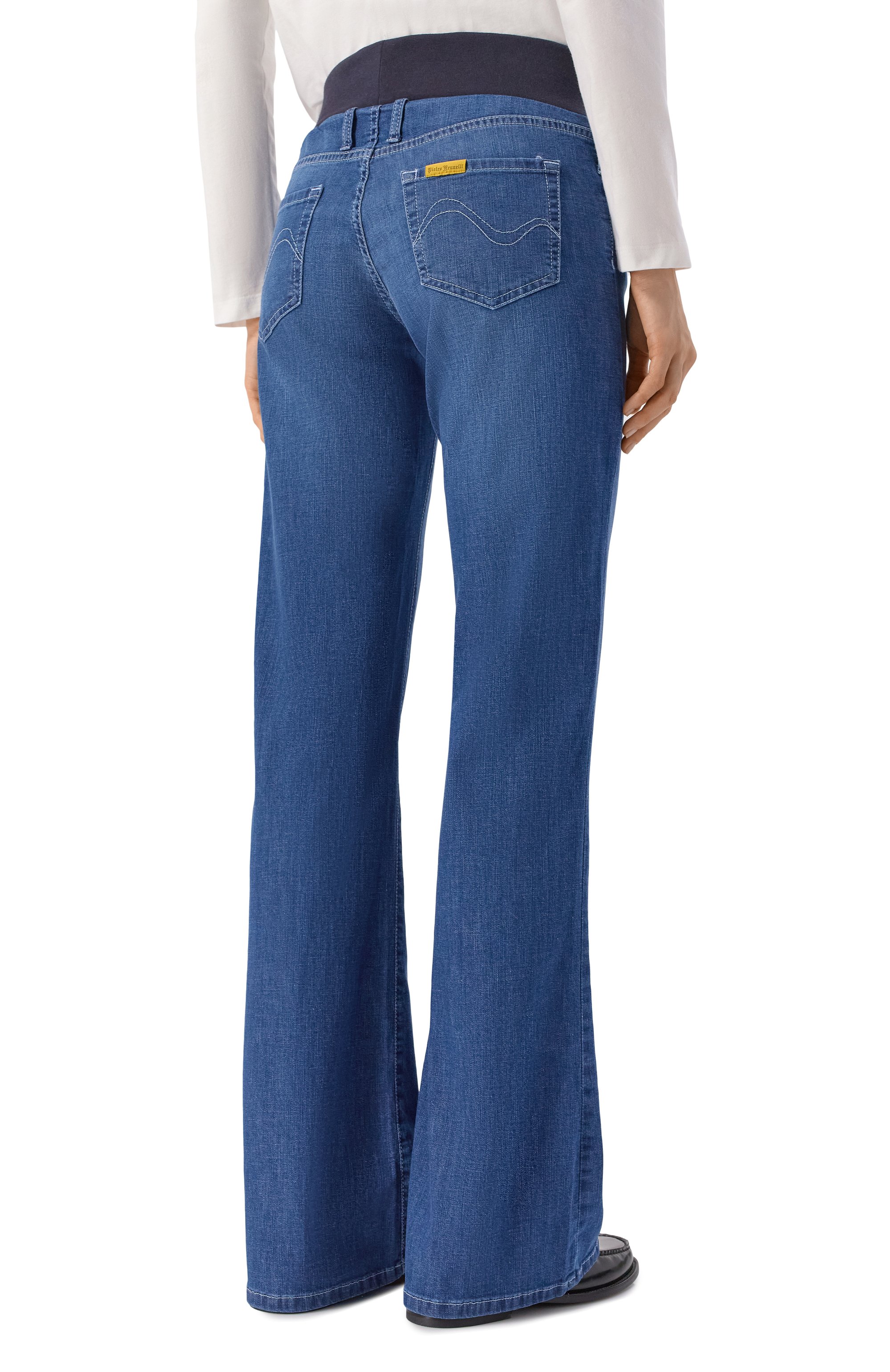 Джинсы PIETRO BRUNELLI синего цвета по цене 17400 руб., арт. JP0027/DE0117, фото 4 Джинсы PIETRO BRUNELLI, арт. JP0027/DE0117, фото 4