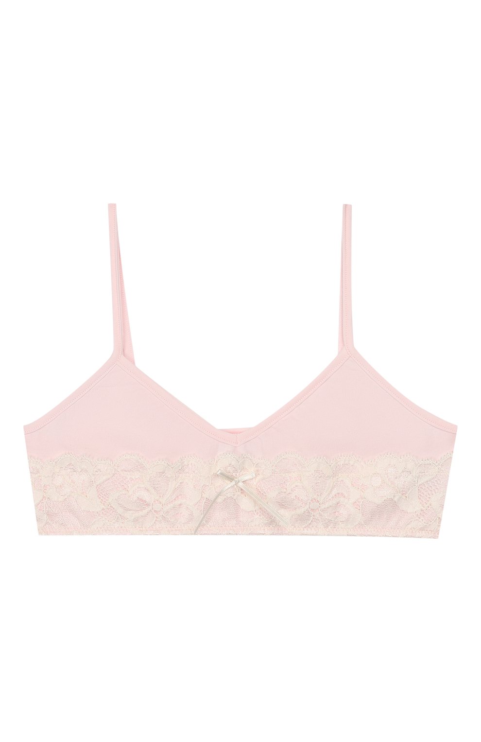 Хлопковый бюстгальтер LA PERLA розового цвета по цене 4560 руб., арт. 55539/8A-14A, фото 1 Хлопковый бюстгальтер LA PERLA, арт. 55539/8A-14A, фото 1
