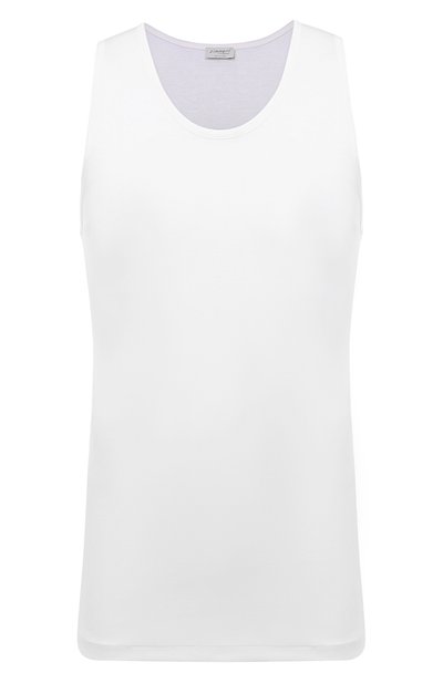 Муж�ская хлопковая майка с круглым вырезом ZIMMERLI, арт. 286-1440