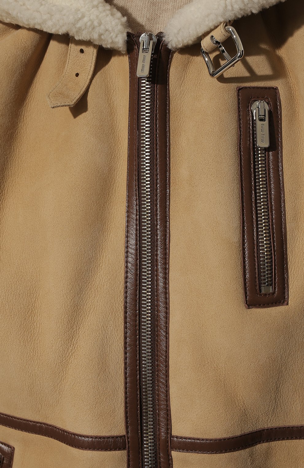 Дубленка из овчины MIU MIU, арт. MPV736-889-F0BH2, фото 5