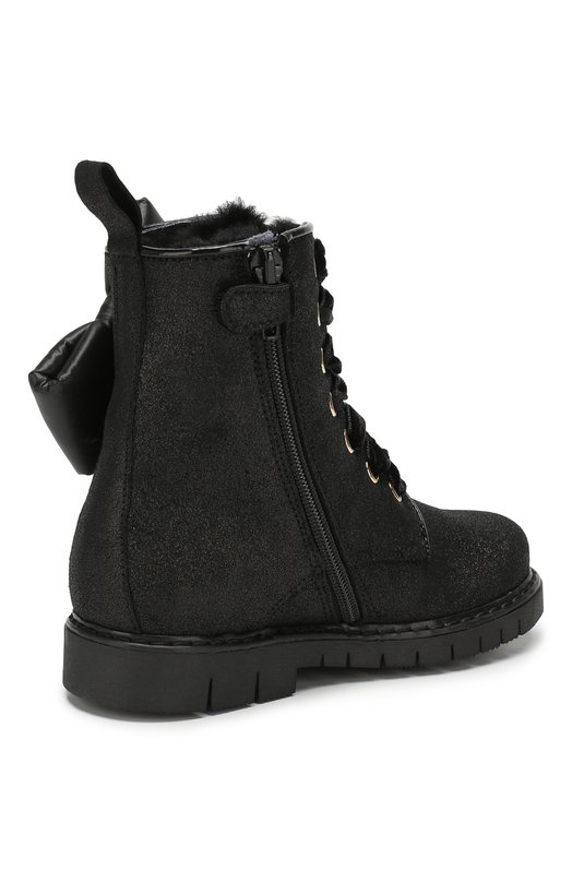 Кожаные ботинки Simonetta Чёрный, фото 3