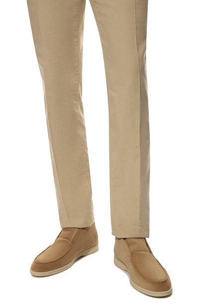 Замшевые ботинки open walk LORO PIANA, арт. FAB4368, фото 3