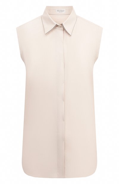 Женская хлопковая рубашка BRUNELLO CUCINELLI, арт. M0091MA616