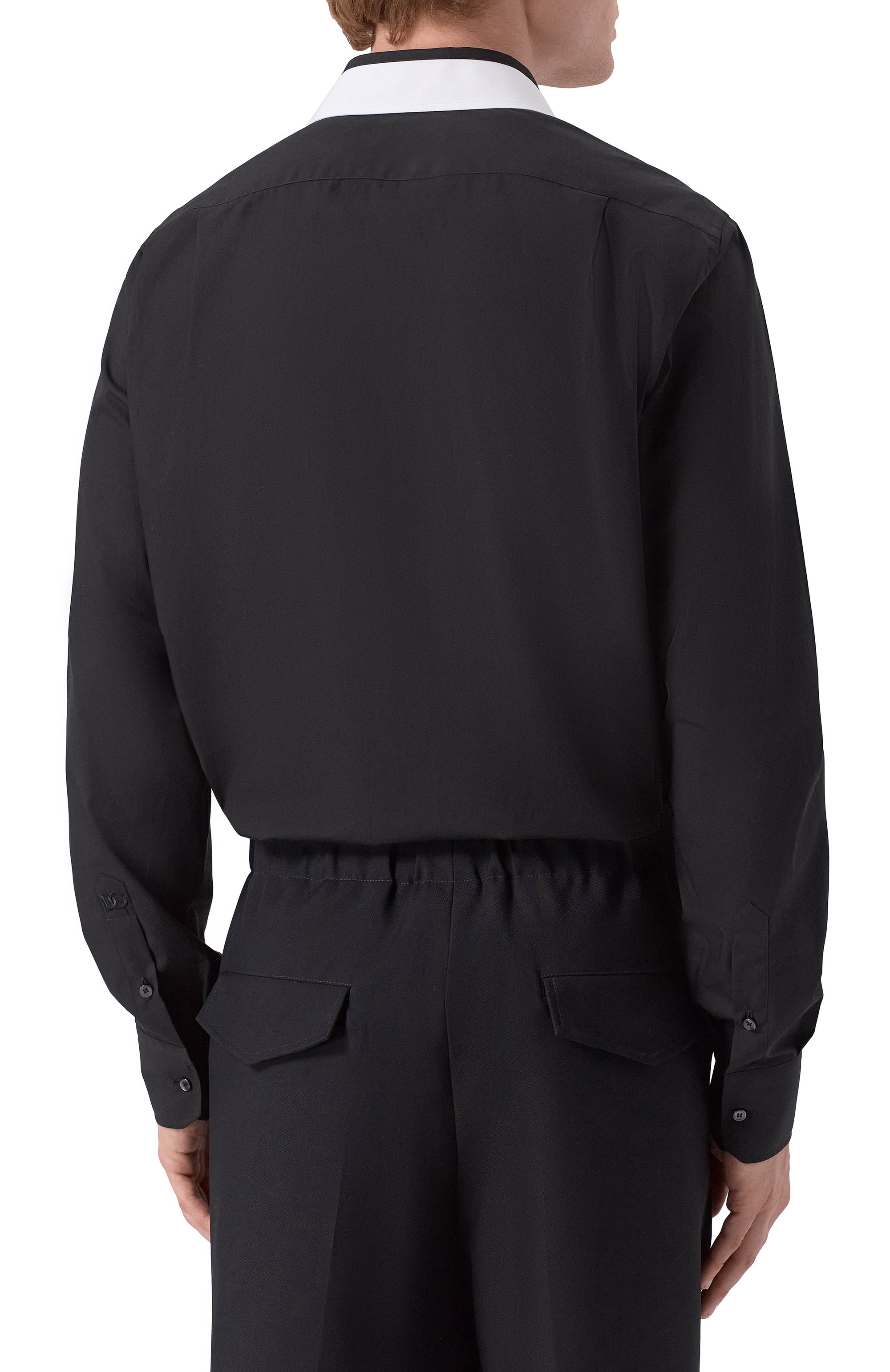 Хлопковая сорочка DOLCE & GABBANA, арт. G5NQ0Z/FU5T9, фото 4