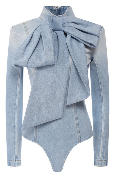 Женское джинсовое боди BALMAIN, арт. SF00960/D106