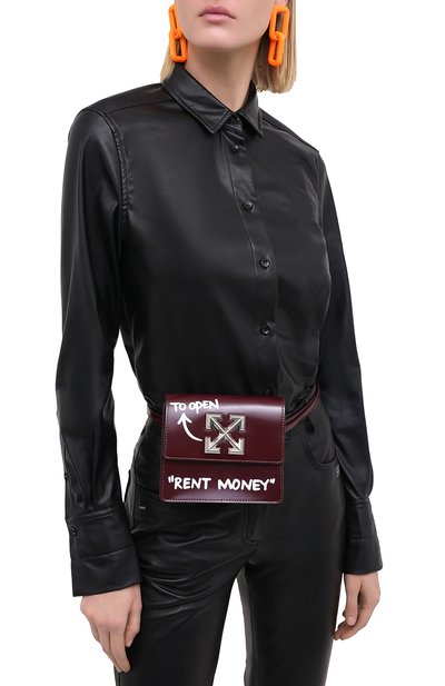 Поясная сумка 0.7 jitney OFF-WHITE, арт. 0WNA093E20LEA0012801, фото 2