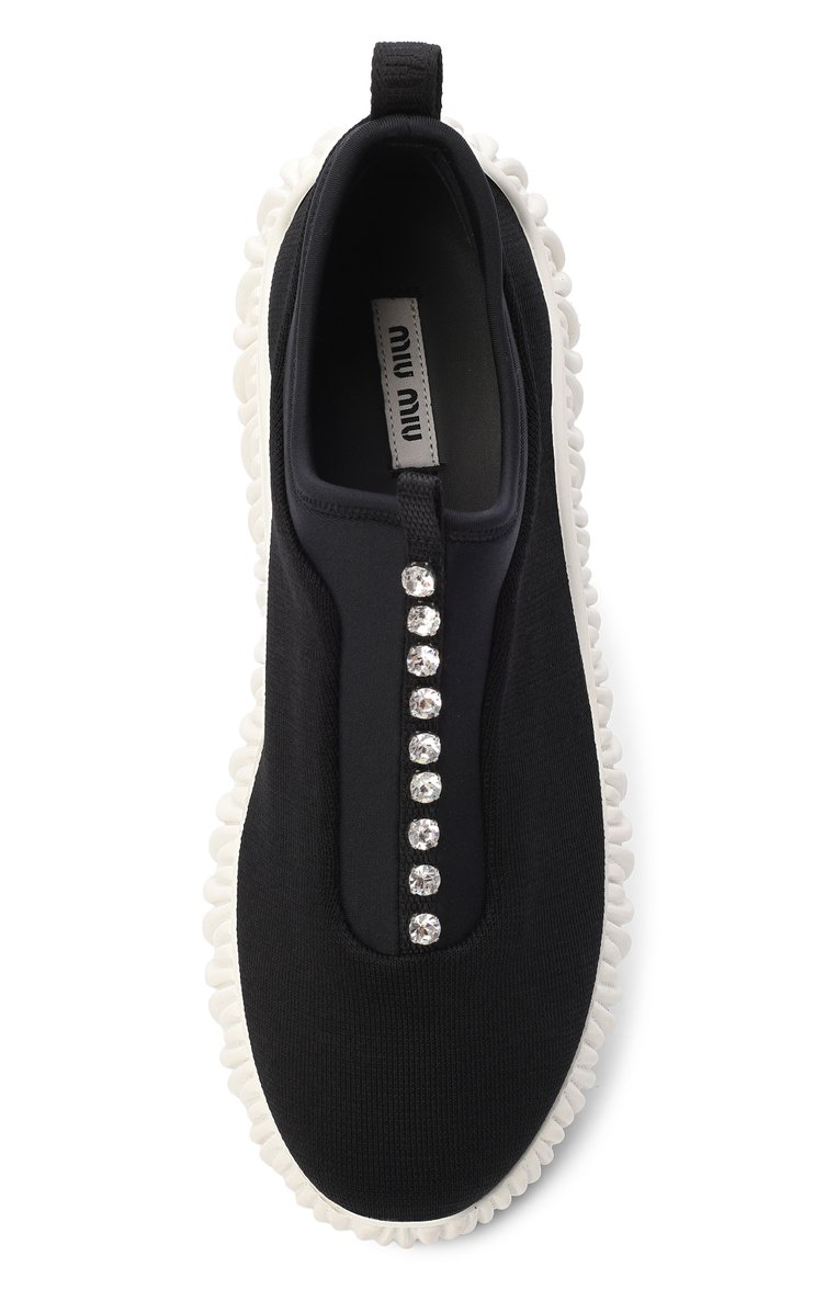 Текстильные кроссовки MIU MIU, арт. 5S375D-3KP4-F0002, фото 4