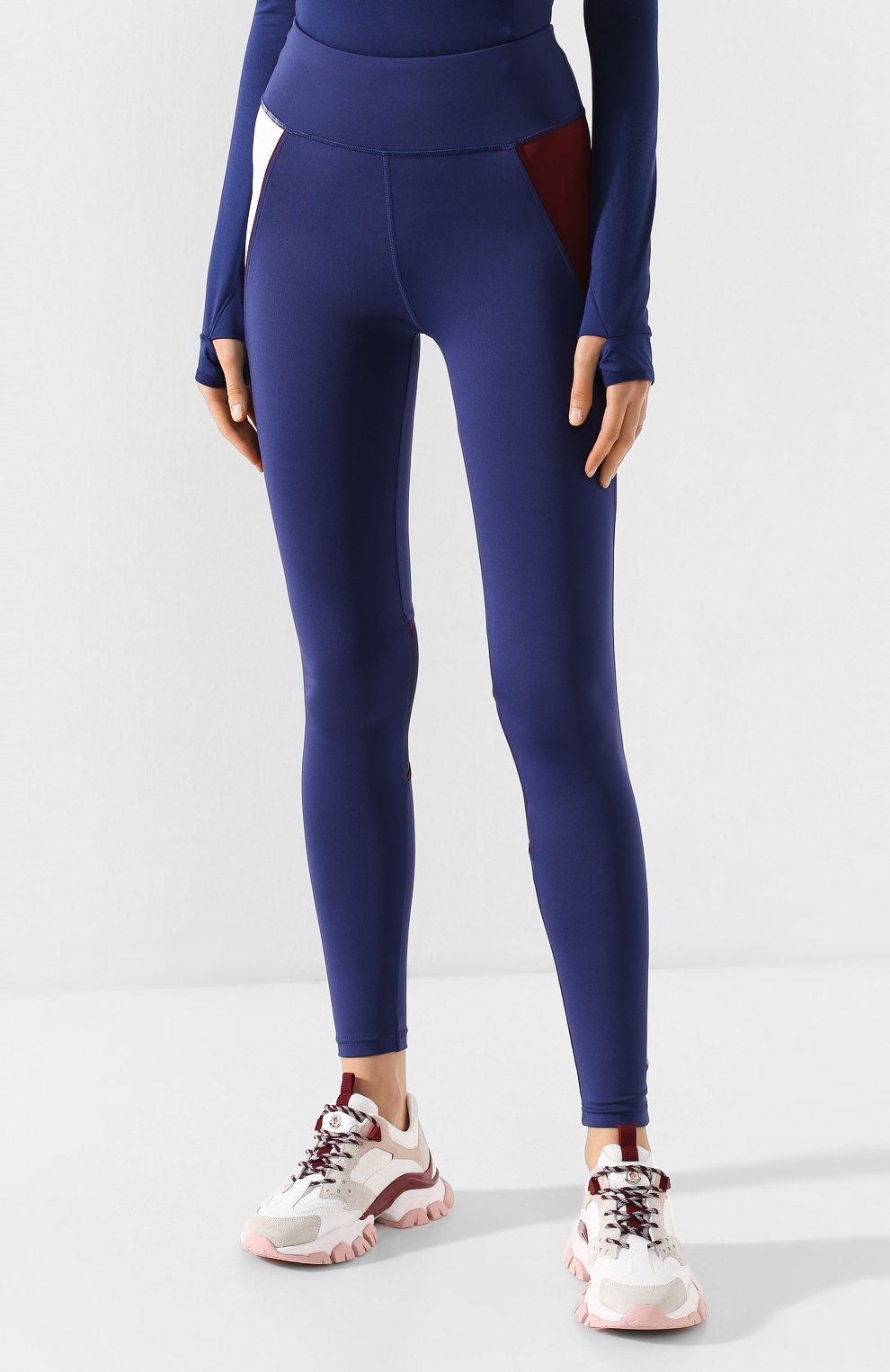 Легинсы TOMMY HILFIGER синего цвета по цене 6990 руб., арт. S10S100514, фото 3 Легинсы TOMMY HILFIGER, арт. S10S100514, фото 3