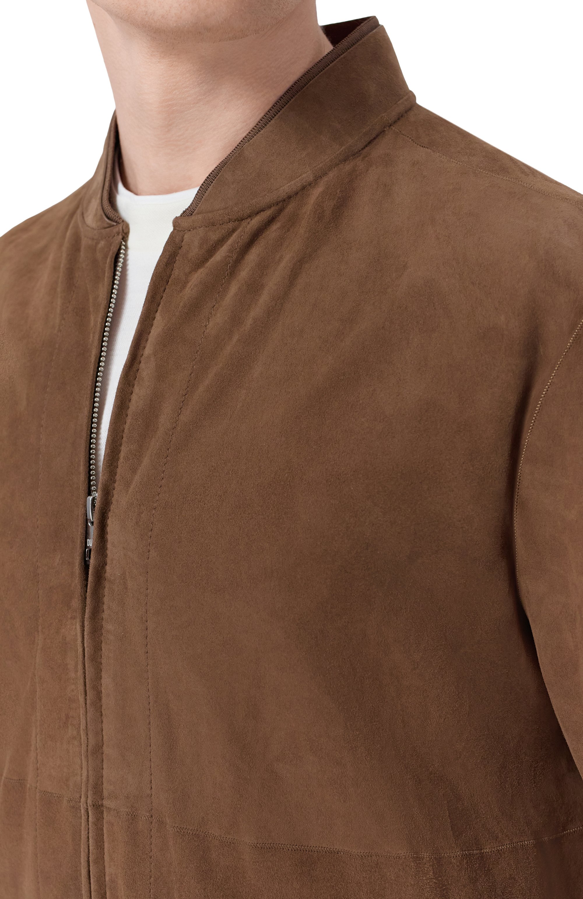 Замшевый бомбер DUNO, арт. K0RBY/B0LGHERI, фото 5