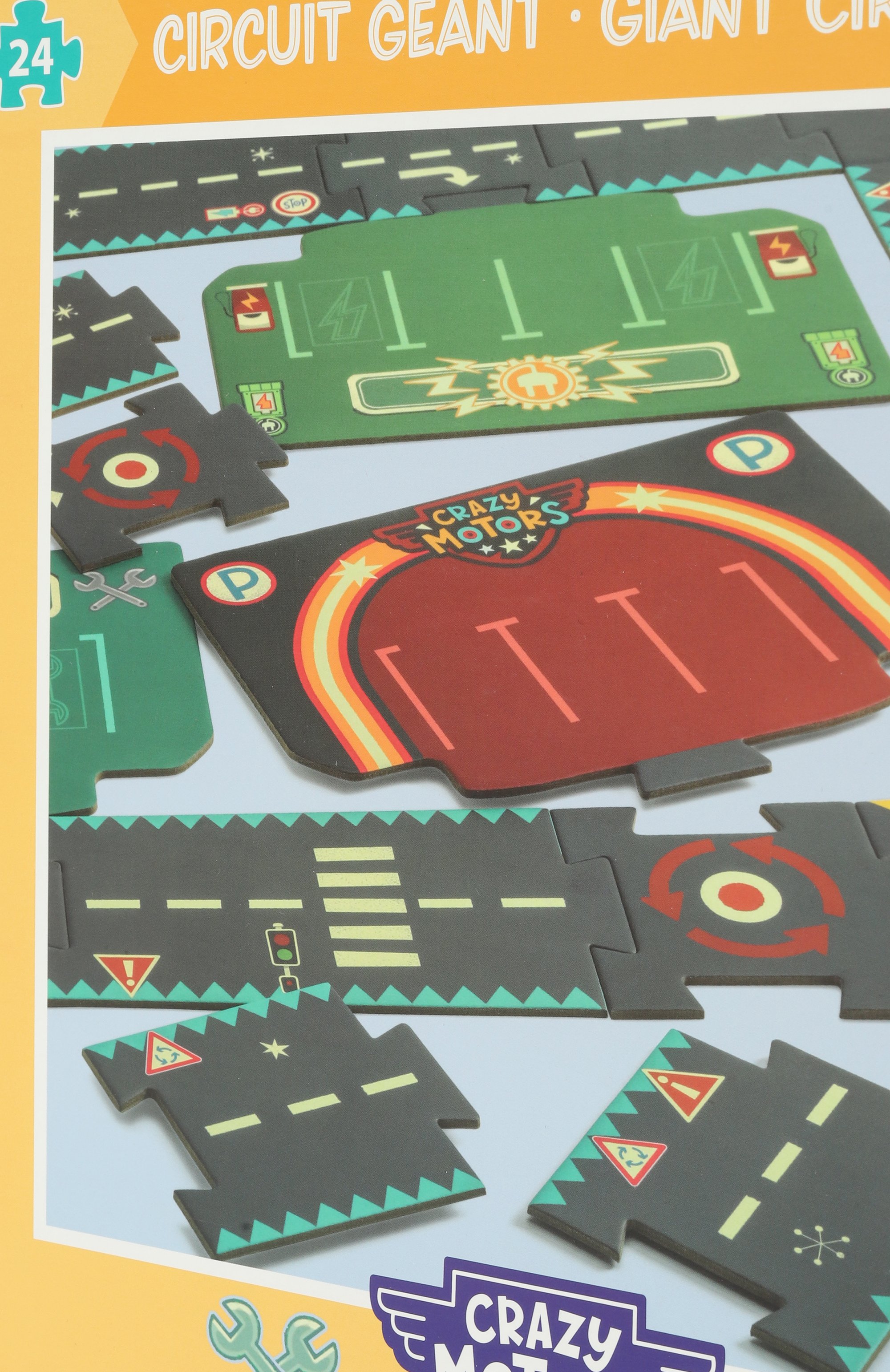 Пазл-гигант круговая трасса DJECO разноцветного цвета по цене 2530 руб., арт. DJ05497, фото 3 Пазл-гигант круговая трасса DJECO, арт. DJ05497, фото 3