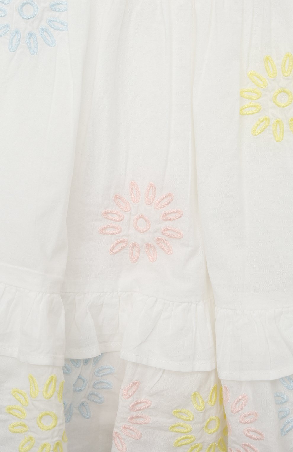 Хлопковая юбка STELLA MCCARTNEY кремового цвета по цене 11300 руб., арт. TS7A41, фото 3 Хлопковая юбка STELLA MCCARTNEY, арт. TS7A41, фото 3