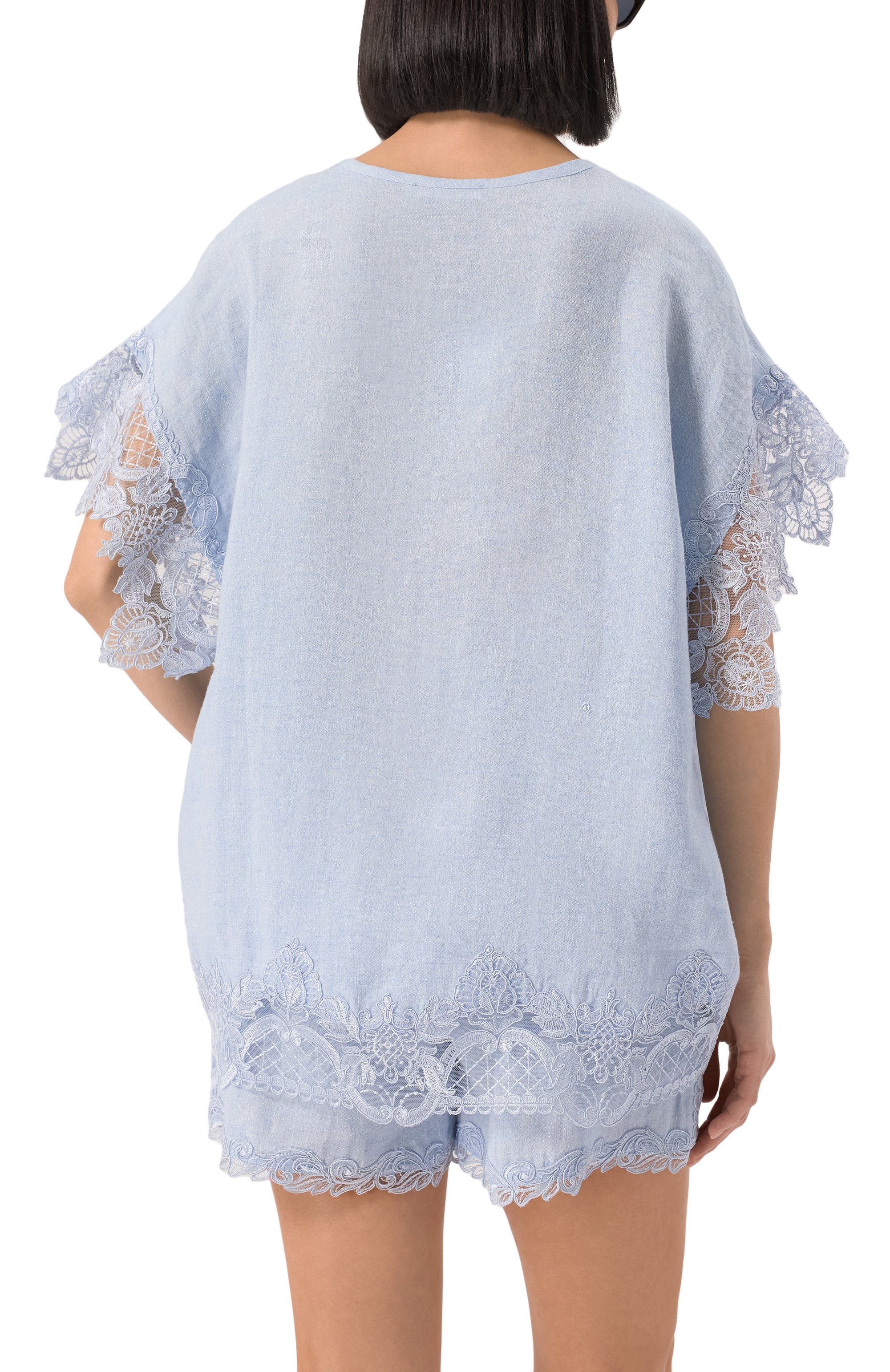 Топ изо льна и вискозы MAURIZIO, арт. W08610179-1-3, фото 4