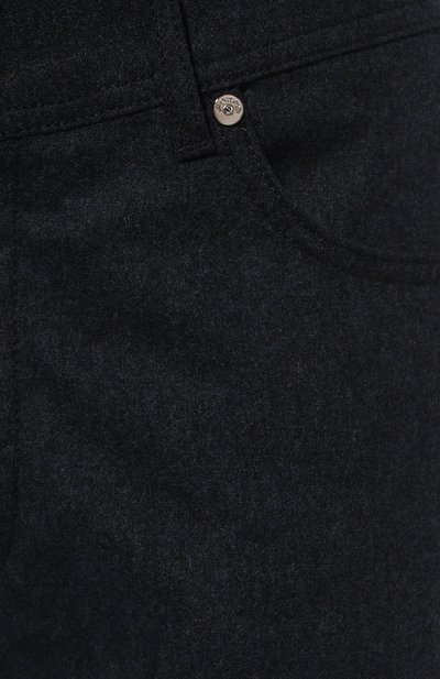 Брюки из шерсти и кашемира MARCO PESCAROLO темно-синего цвета по цене 61550 руб., арт. NERAN0M/5029, фото 5 Брюки из шерсти и кашемира MARCO PESCAROLO, арт. NERAN0M/5029, фото 5