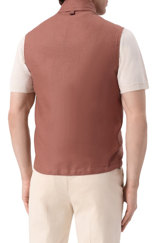 Двусторонний жилет Corneliani 25C5P8-2520153 Розовый  25C5P8-2520153 Фото 4
