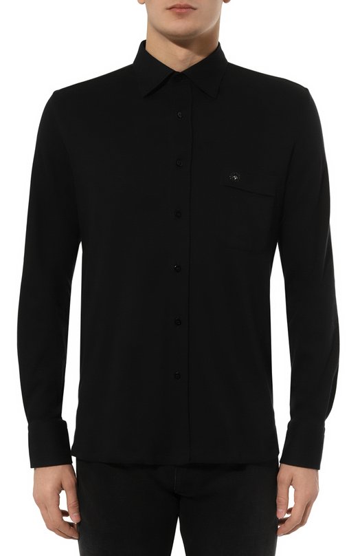 Хлопковая рубашка Stefano Ricci CJ006948/TE2600 Чёрный  CJ006948/TE2600 Фото 3