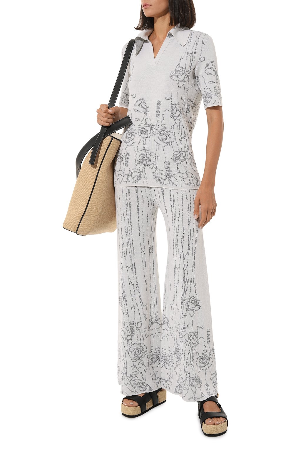 Брюки из шерсти и вискозы AND THE BRAND, арт. W24-P029-1202-119, фото 2