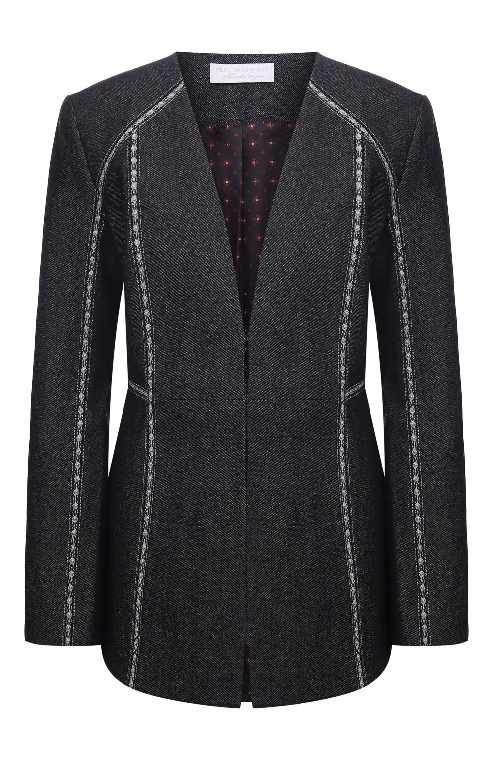 Хлопковый жакет ALEXANDRA GEORGIEVA BY KRESTETSKAYA STROCHKA, арт. H706jns22, фото 1