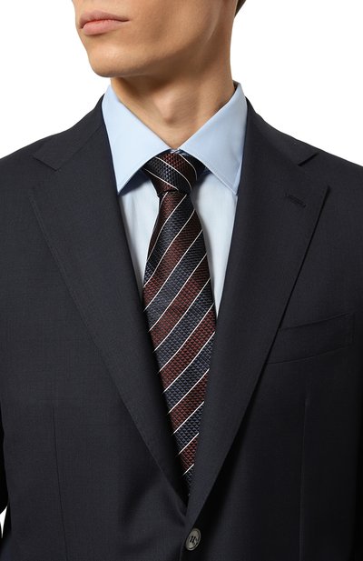 Шелковый галстук ZEGNA, арт. 1P8/Z8D82TA8, фото 2