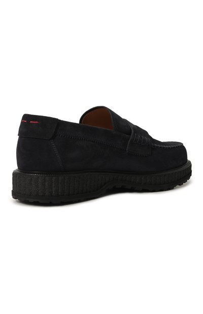 Замшевые пенни-лоферы KITON, арт. USSA211N0110802, фото 5