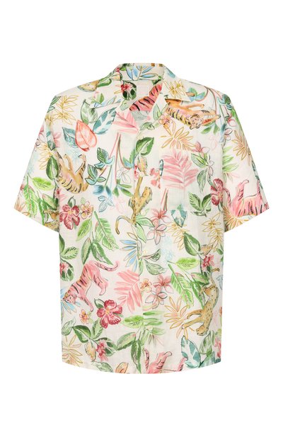 Мужская льняная рубашка 120% LINO, арт. 33ALIM19L3/G472/100