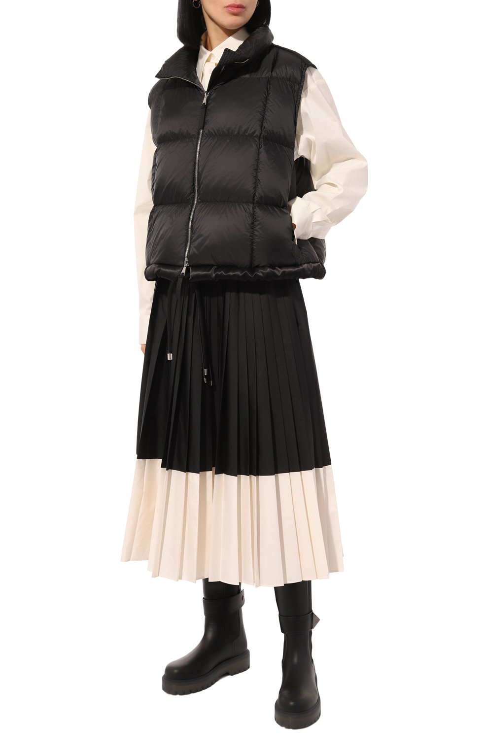 Плиссированная юбка MONCLER, арт. 2D000-04-595JG, фото 2
