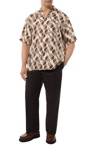 Шелковая рубашка the north face x gucci GUCCI, арт. 654766 ZAGUR, фото 2