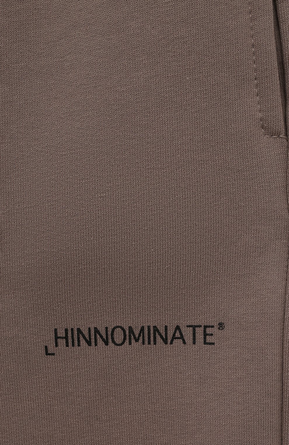 Хлопковые джоггеры HINNOMINATE серого цвета по цене 11300 руб., арт. HKW2/3641PF0044, фото 3 Хлопковые джоггеры HINNOMINATE, арт. HKW2/3641PF0044, фото 3