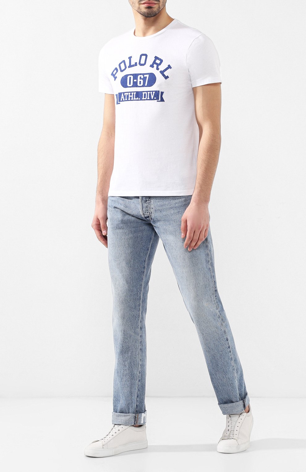 Хлопковая футболка POLO RALPH LAUREN, арт. 710740968, фото 2