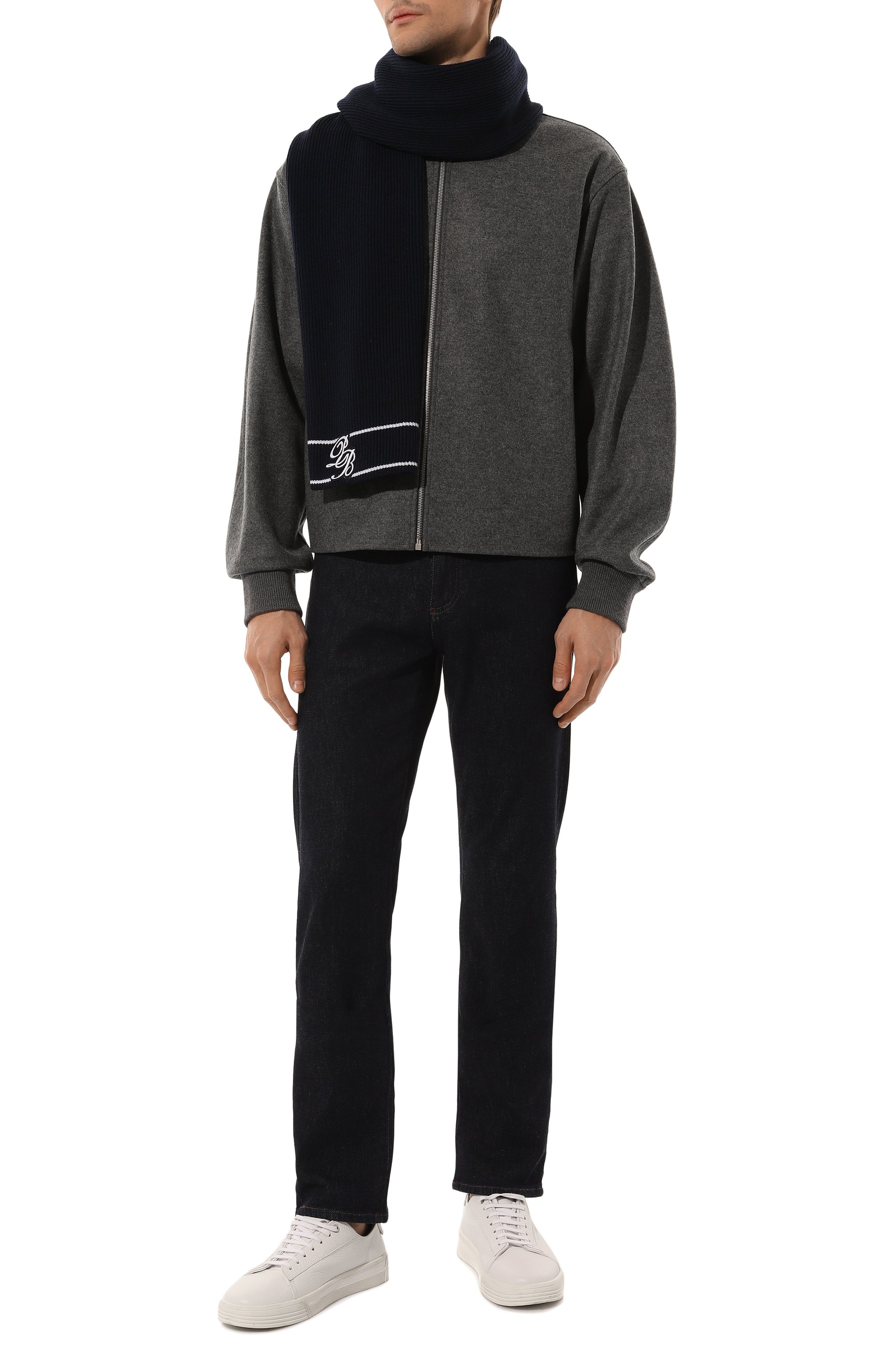 Шерстяной шарф BALMAIN, арт. DH1XG021/KC65, фото 2