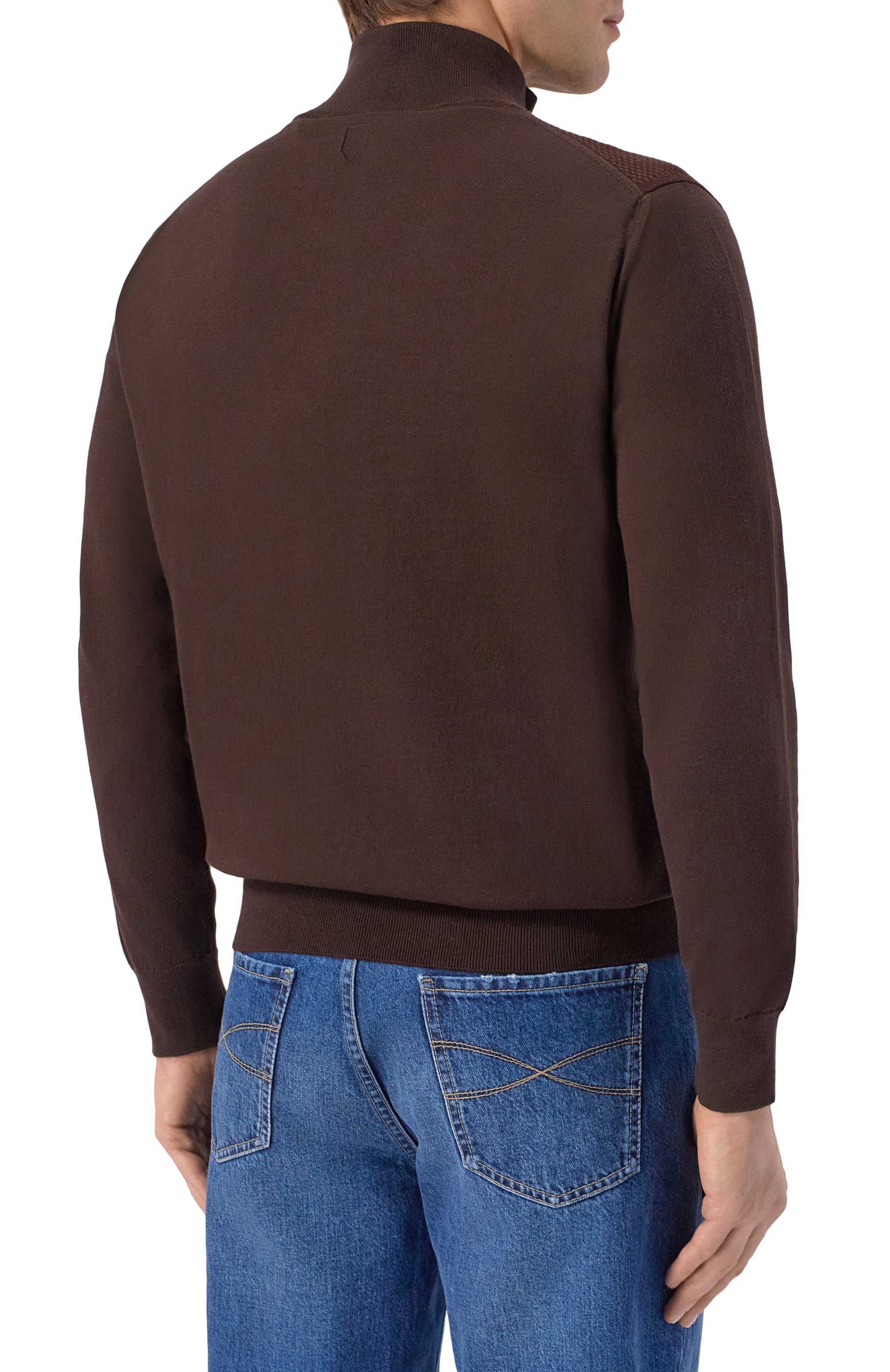 Хлопковый джемпер CANALI, арт. C0015/MK02461, фото 4