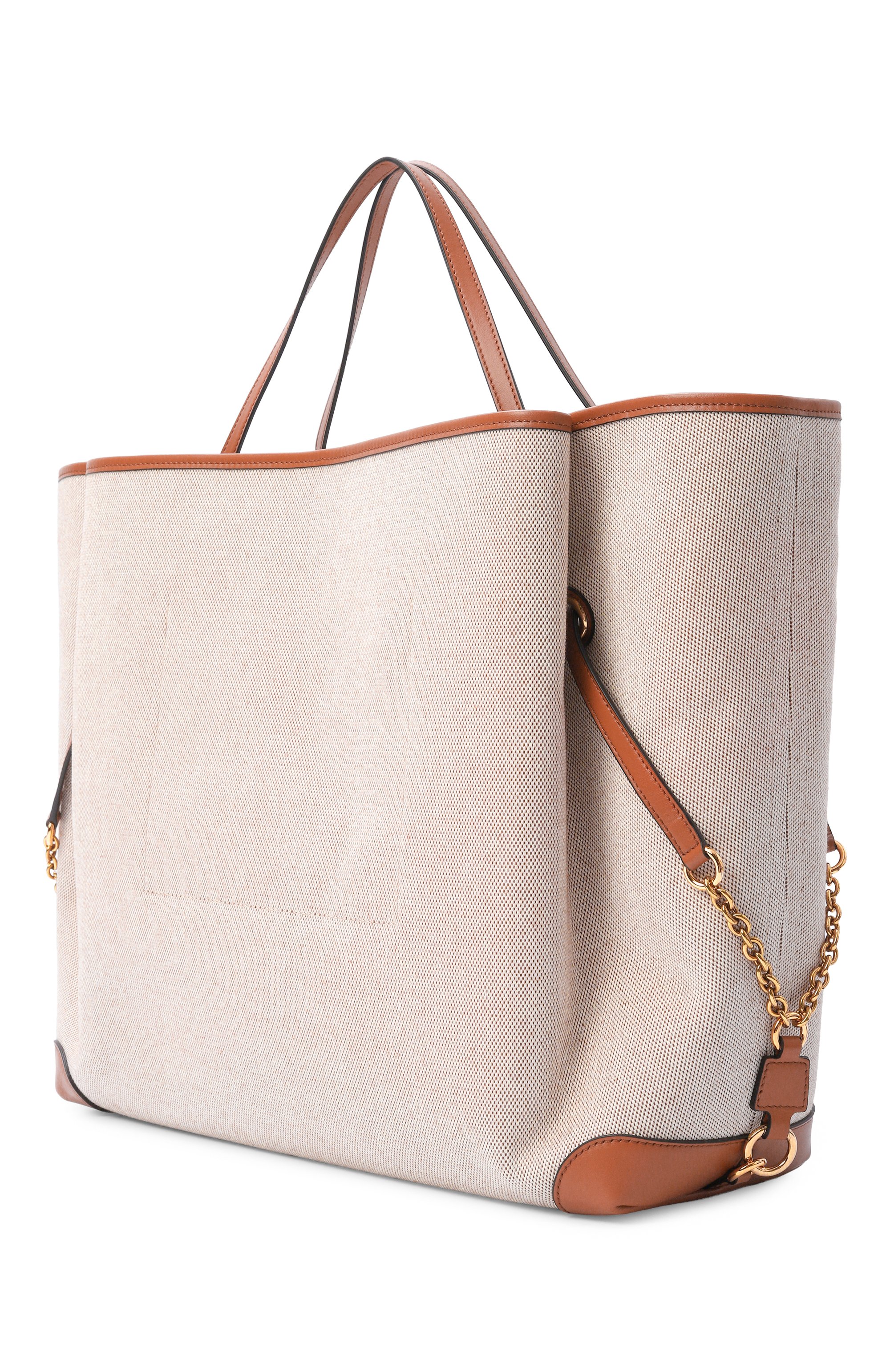 Сумка-тоут clover large CHLOÉ коричневого цвета по цене 213000 руб., арт. CH26AS654S63, фото 4 Сумка-тоут clover large CHLOÉ, арт. CH26AS654S63, фото 4