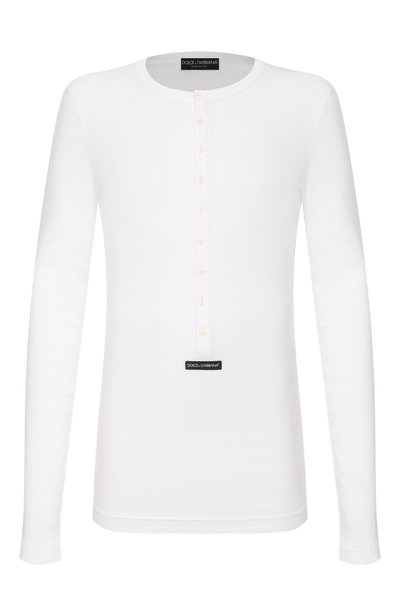Хлопковый лонгслив-хенли DOLCE & GABBANA, арт. G8PG8T/G7P3I, фото 1