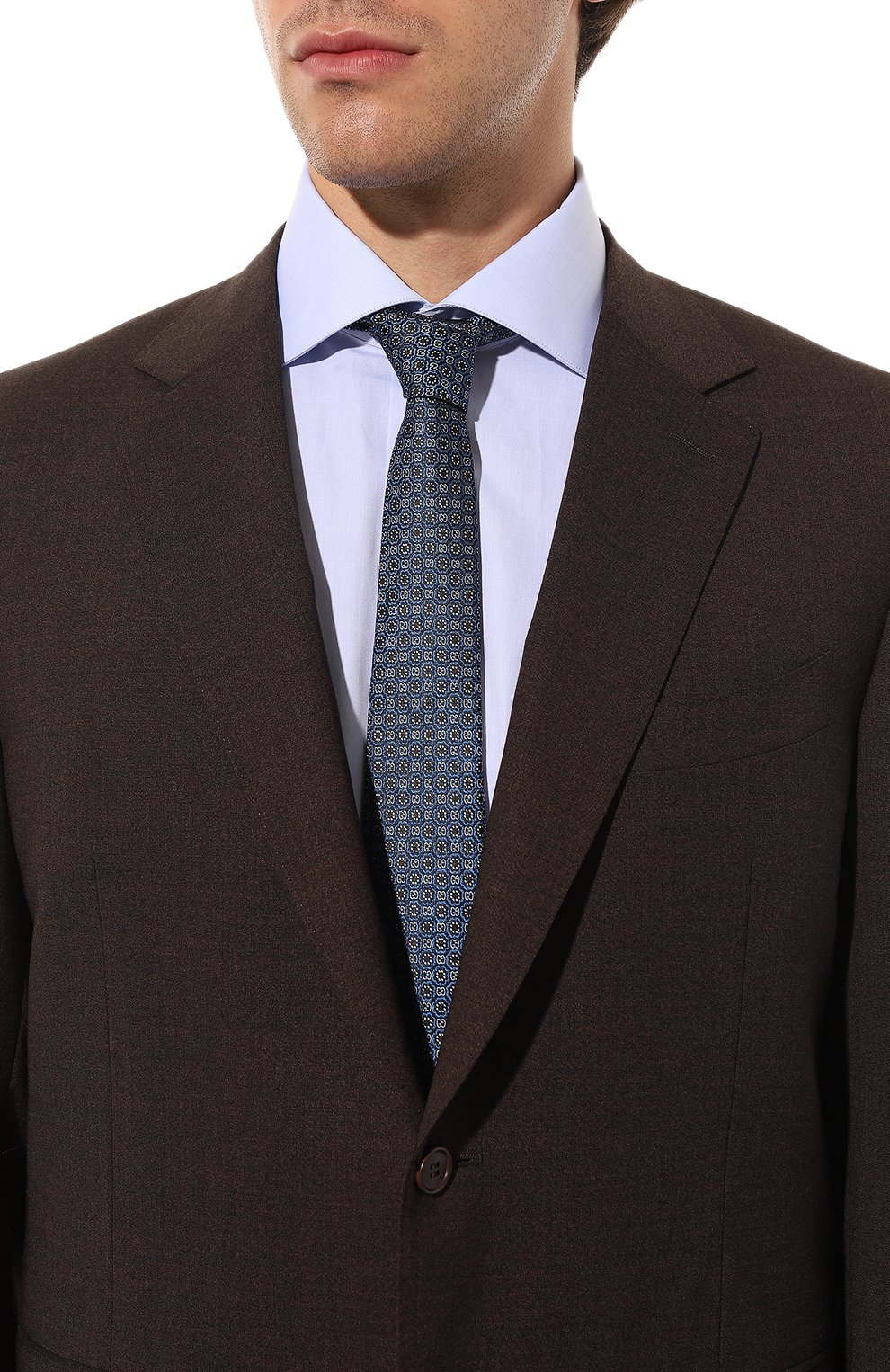 Шелковый галстук GUCCI, арт. 643996 4E002, фото 2