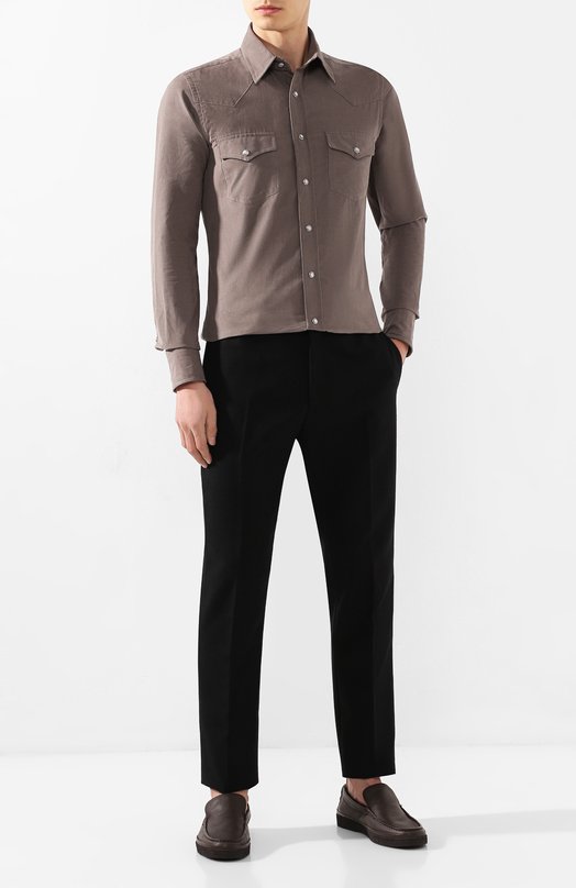 фото Кожаные лоферы zegna