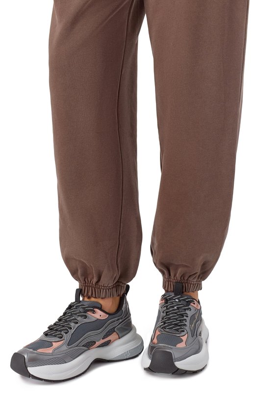 Комбинированные кроссовки Emporio Armani EW003056/AF19766 Серый  EW003056/AF19766 Фото 2
