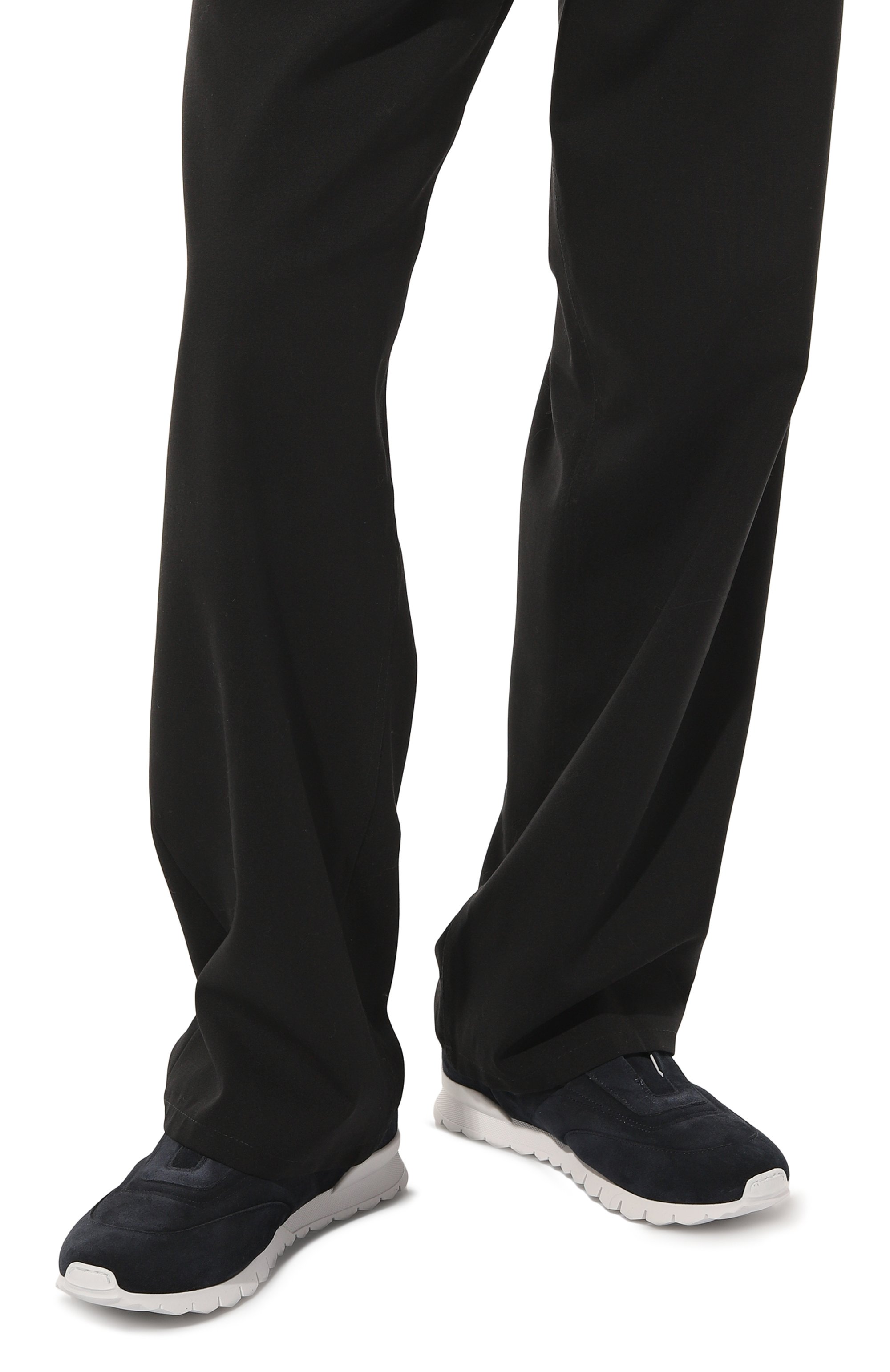 Замшевые кроссовки KITON, арт. USSA073N00977, фото 3