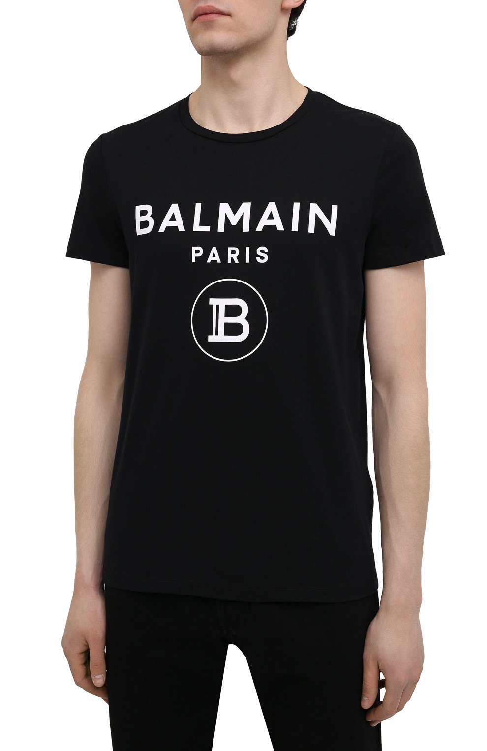 Хлопковая футболка BALMAIN, арт. VH0EF000/B029, фото 3