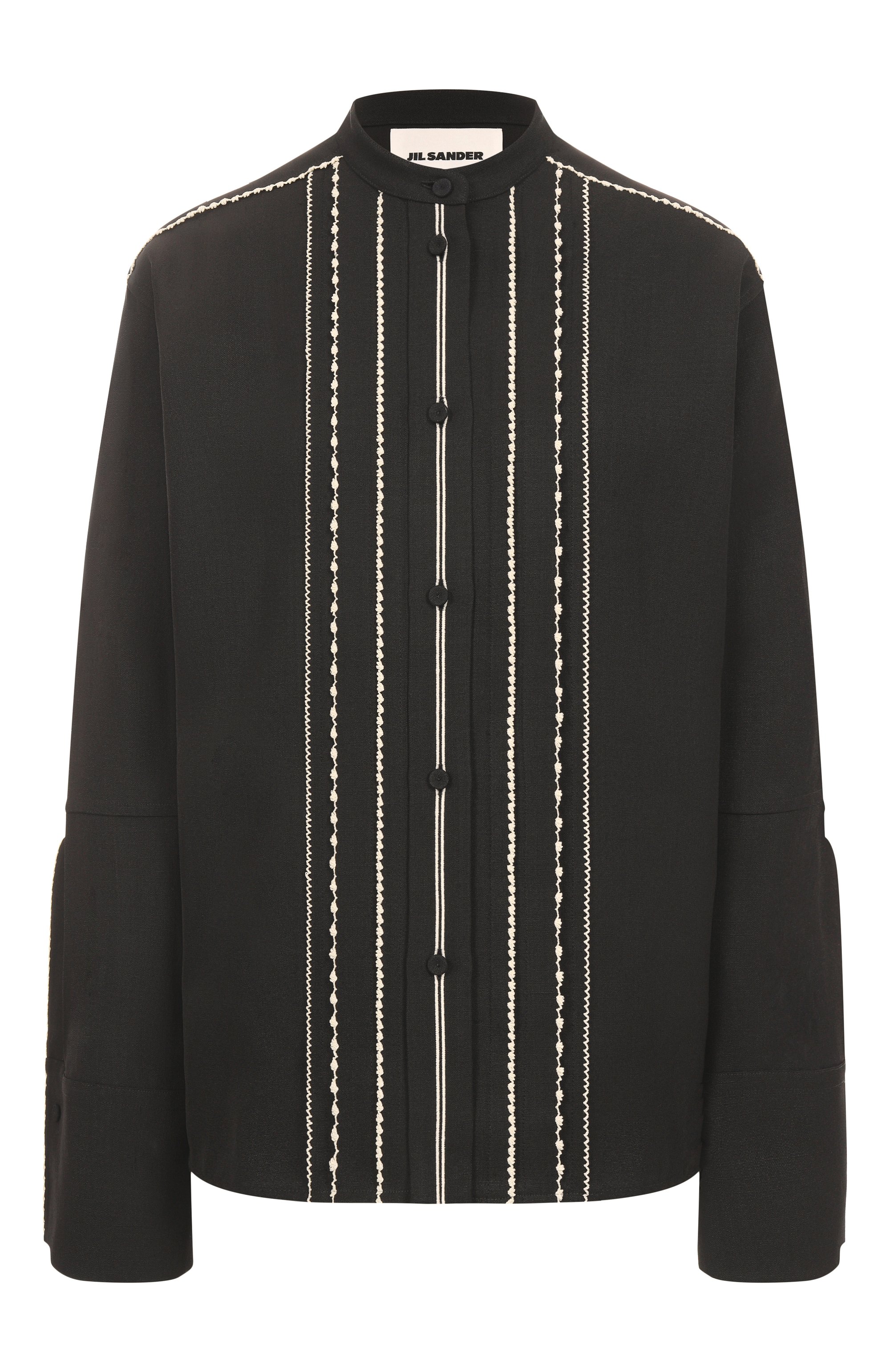 Рубашка из вискозы и шелка JIL SANDER, арт. J02DL0231-J65005, фото 1