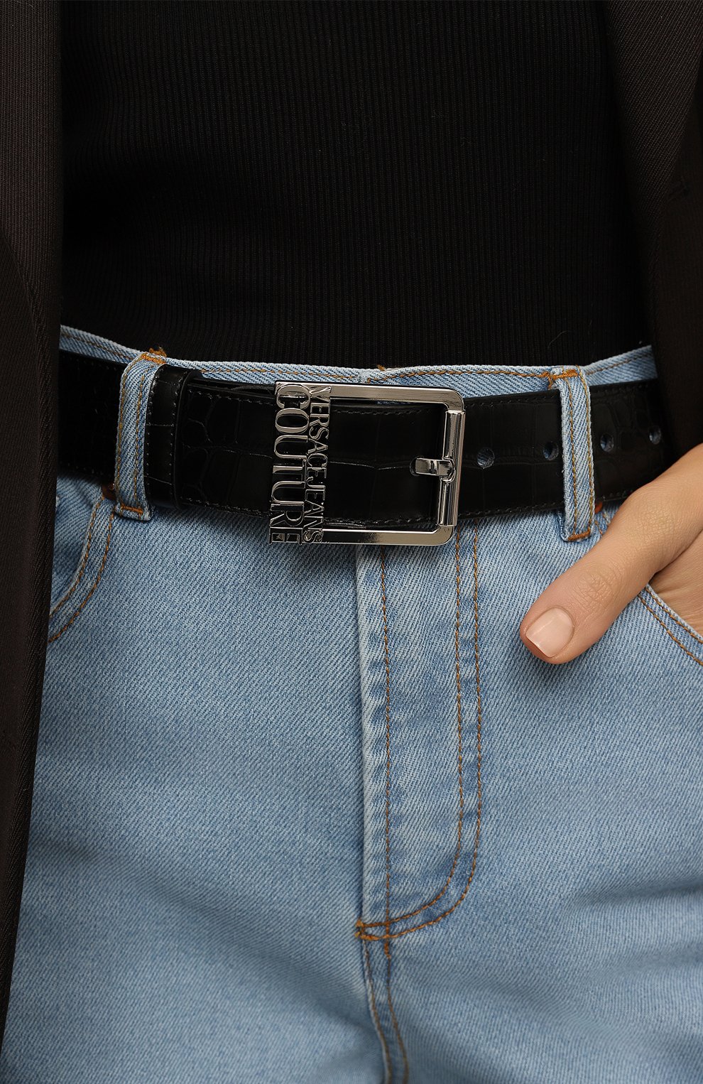 Ремень VERSACE JEANS COUTURE, арт. 75VA6F13/ZS578, фото 2