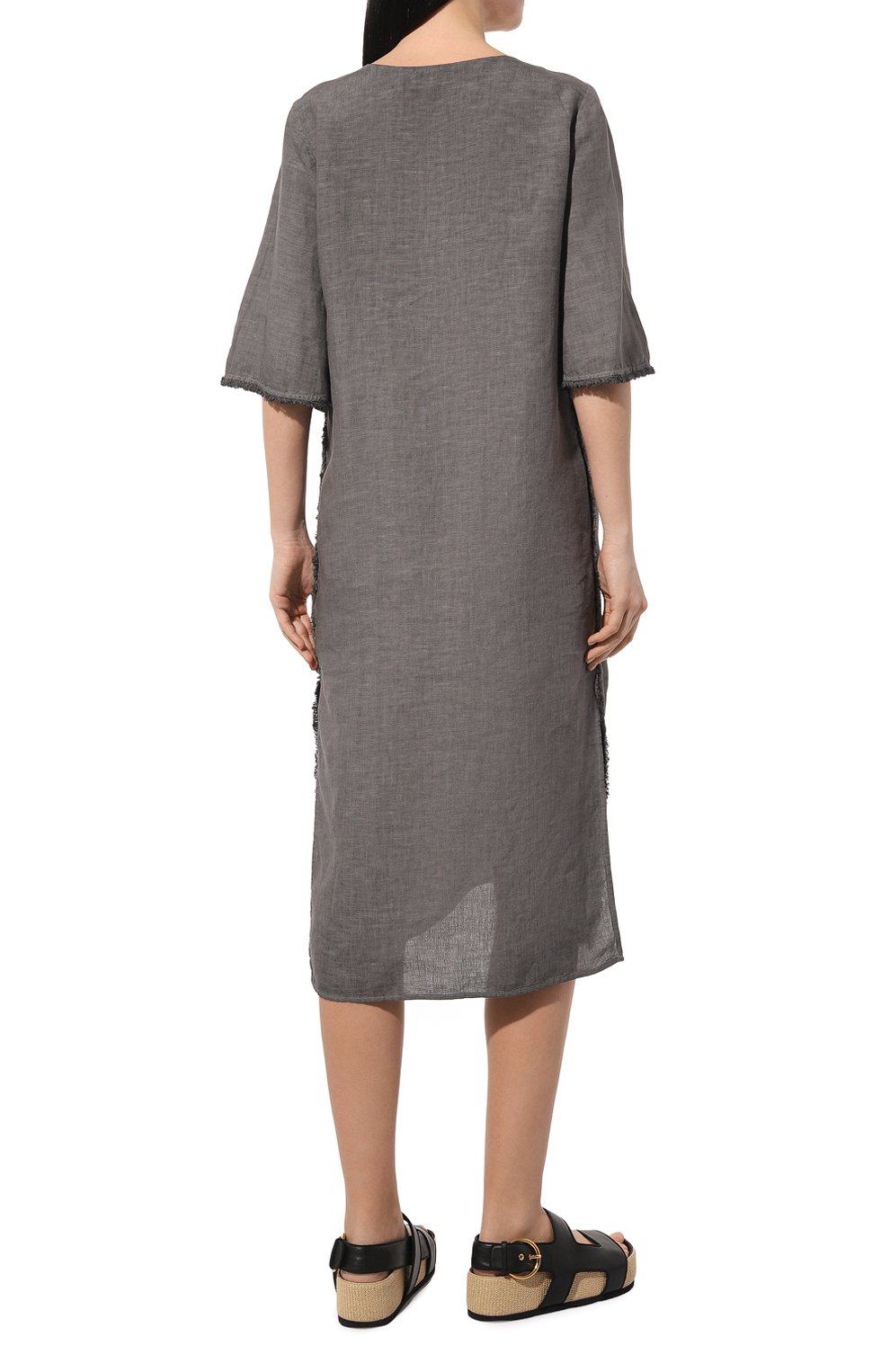 Льняное платье 120% LINO, арт. 31ALIW49HF/000F753/S00, фото 4